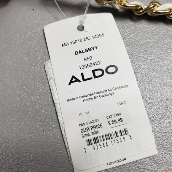 New Aldo pink and gold butterfly crossbody - Picture 3 of 9